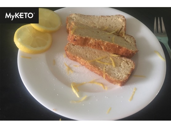 Svěží letní low carb keto citronový koláč